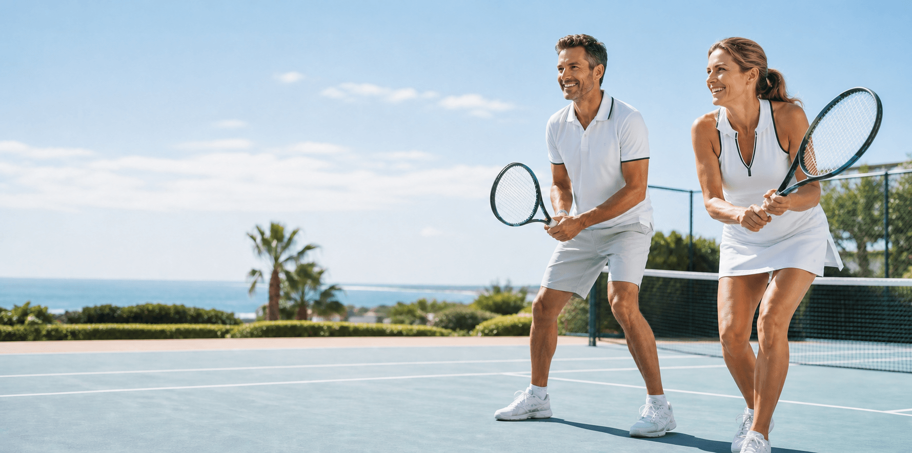 Active adults enjoying a healthy lifestyle